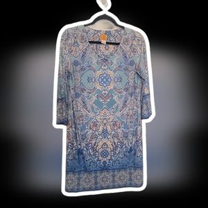 Ruby Rd Long sleeve Dress Size Petite M